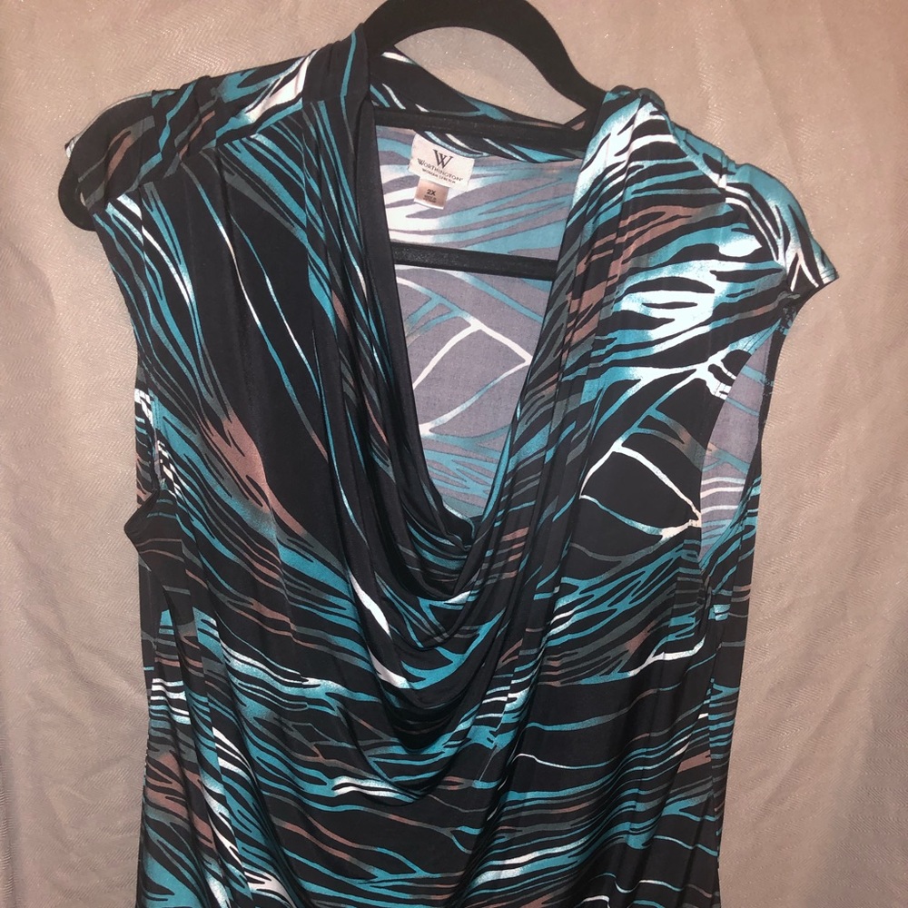 2xl shell with cap sleeve.